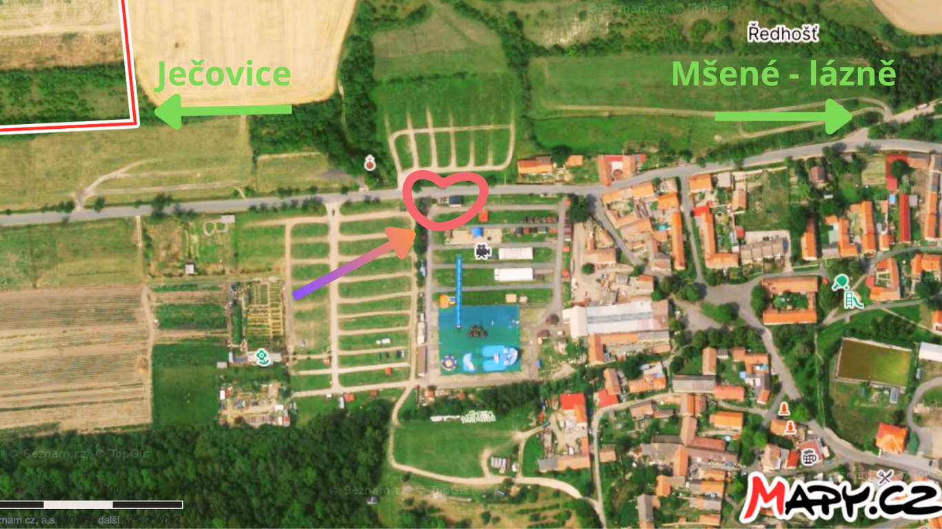 Čarokamení prodejna stánek ředhošť mapa